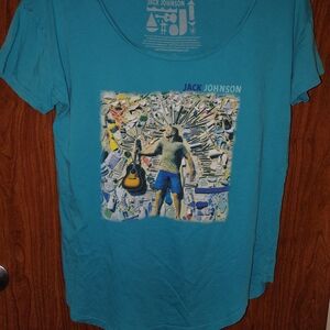 Blue 'All the Light Above It Too' Jack Johnson 2017 Album Graphic T-Shirt